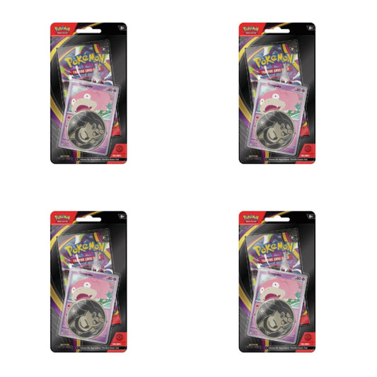 Pokemon TCG Mega Evolution Pitch Black Checklane Blisters Lot Of 4 Factory Sealed