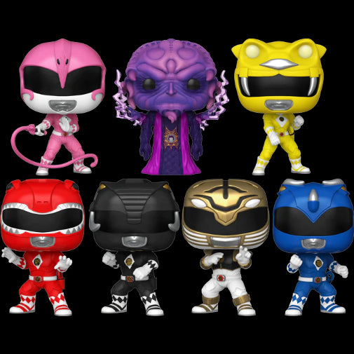 Funko POP Movies Power Rangers 1995 Movie Set Of 7 Vinyl Figures New