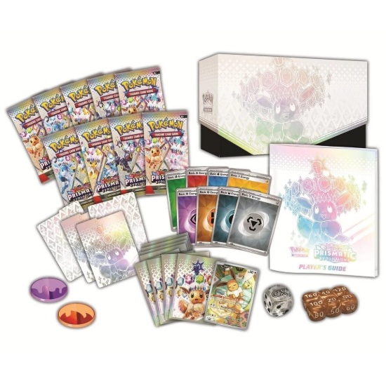 Pokemon TCG Prismatic Evolutions Trainer Box Factory Sealed