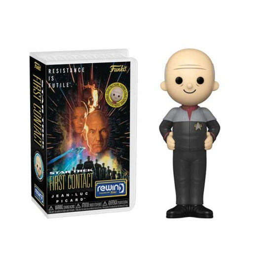 Funko VHS Rewind Star Trek Jean Luc Picard Vinyl Figure New