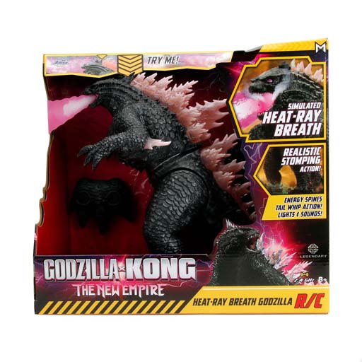 Jada Toys Godzilla Atomic Breath Remote Controlled RC Figure New