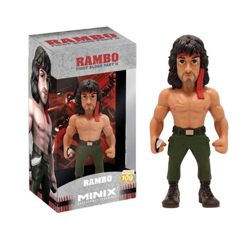 Minix Movies Rambo With Bandana Vinyl Figure New