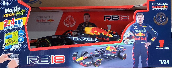 Maisto Tech RC 1:24 Oracle RedBull F1 Max Verstappen Racing Car New
