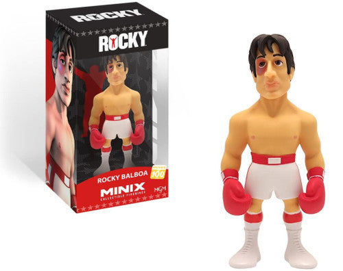MINIX Movies Rocky White Shorts Black Eye Vinyl Figure New