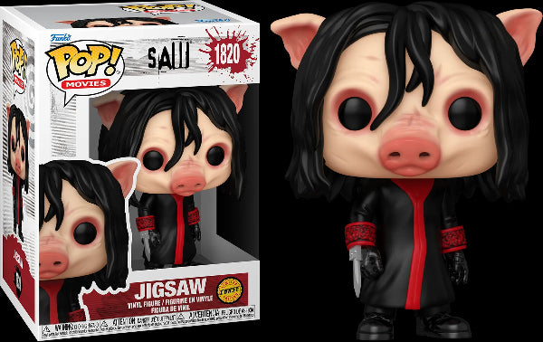 Funko POP Movie Horror Saw Jigsaw Killer CHASE Vinyl Figure New