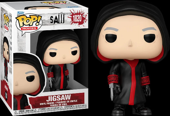 Funko POP Movie Horror Saw Jigsaw Killer Vinyl Figure New