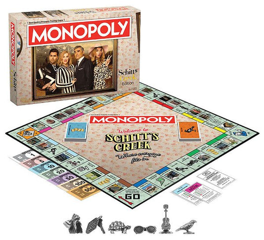 USAopoly Monopoly Schitts Creek Collectors Edition Board Game Brand New