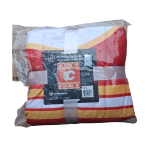 NHL Hockey Calgary Flames 50 x 60 Plush Throw Blanket New