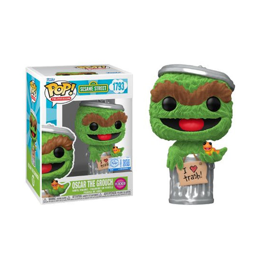 Funko POP TV Sesame Street Oscar The Grouch Exclusive Vinyl Figure New