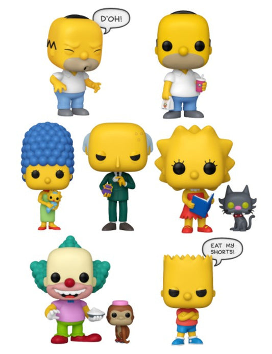 Funko POP TV Comedy The Simpsons Series 11 Set Of 7 Vinyl Figures New