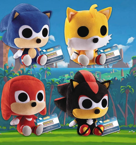 (PRE ORDER) Funko POP Plush Sonic The HedgeHog Set Of 4 Dolls/Figures New