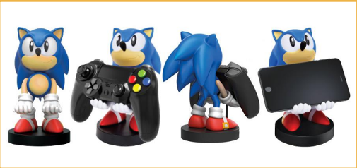 Cable Guy SEGA Sonic The HedgeHog Phone/Controller Holder Figure New