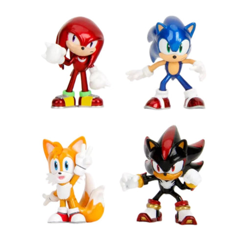 Jada Toys Sonic The HedgeHog 2.5" Metalfigs Set Of 4 Figures New