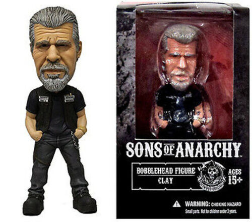 Mezco Toyz Sons Of Anarchy Clay Bobble Head Action Figure Brand New