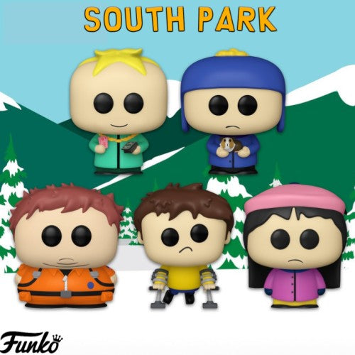 Funko POP TV Comedy South Park Set Of 5 Vinyl Figures New