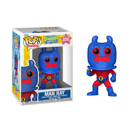 Funko POP TV Movies Spongebob Squarepants Man Ray Vinyl Figure New