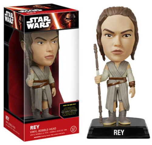Funko Wacky Wobbler Star Wars Rey Bobble Head Action Figure Brand New