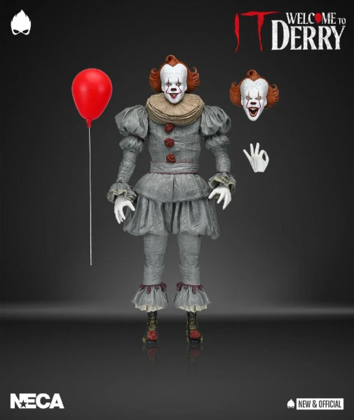 NECA 1/4 Stephen Kings IT Pennywise 18" Action Figure New