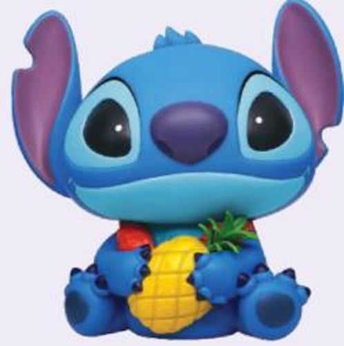 Monogram Lilo And Stitch With Pineapple Figural Bank Figure New