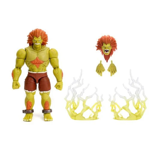 Jada Toys Street Fighter 6" Blanka Action Figure New
