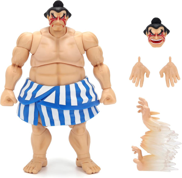 Jada Toys Street Fighter 6" E Honda Action Figure New
