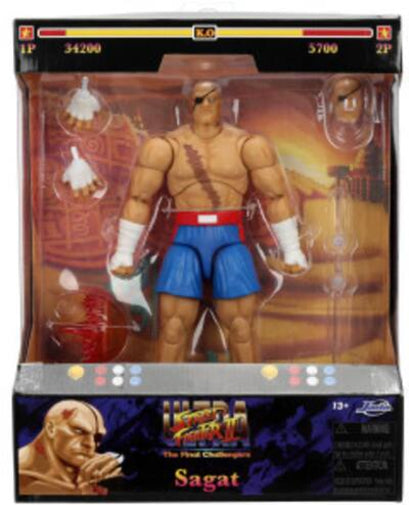 Jada Toys Street Fighter 6" Sagat Action Figure New