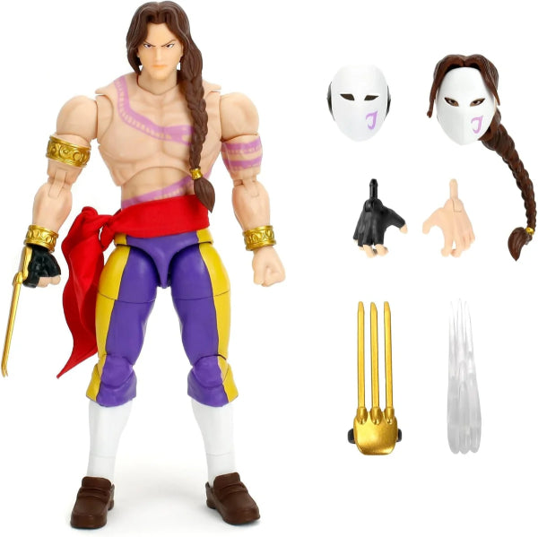 Jada Toys Street Fighter 6" Vega Action Figure New