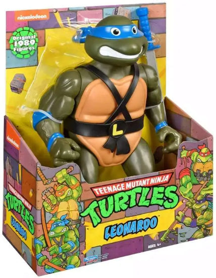 Playmates TMNT Ninja Turtles 12 Inch Giant Classic Leonardo Action Figure New