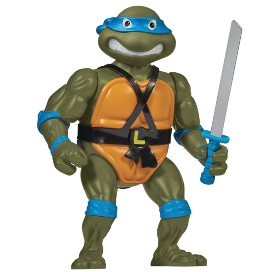 Playmates TMNT Ninja Turtles 12 Inch Giant Classic Leonardo Action Figure New