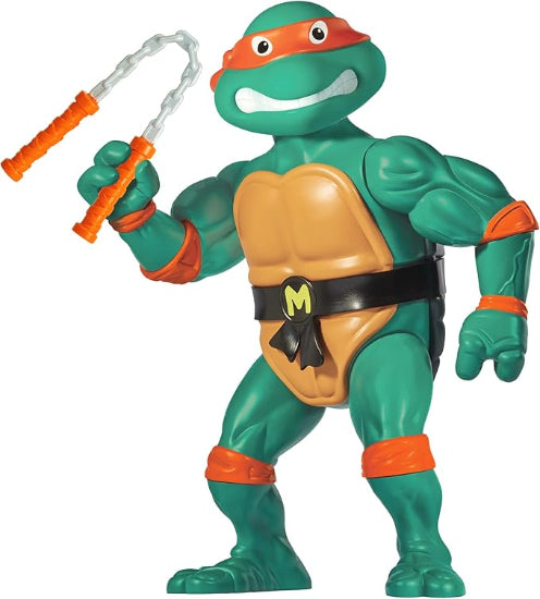 Playmates TMNT Ninja Turtles 12 Inch Giant Classic Michelangelo Action Figure New