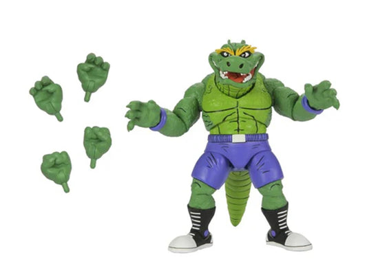 NECA TMNT Ninja Turtles Stump Wrestling Leatherhead 7" Action Figure New