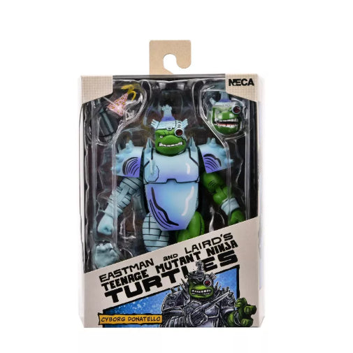 NECA TMNT Ninja Turtles Mirage Comics Cyborg Donatello Action Figure New