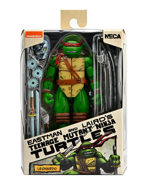 NECA TMNT Ninja Turtles Mirage Comics Hunter Leonardo Action Figure New