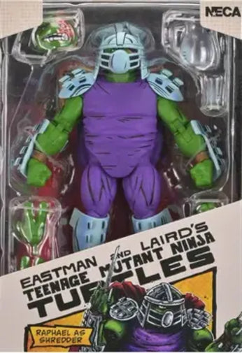 NECA TMNT Ninja Turtles Mirage Comics Raphael As Shredder Action Figure New