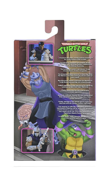 NECA TMNT Ninja Turtles Cartoon Ultimate Shredder Action Figure New