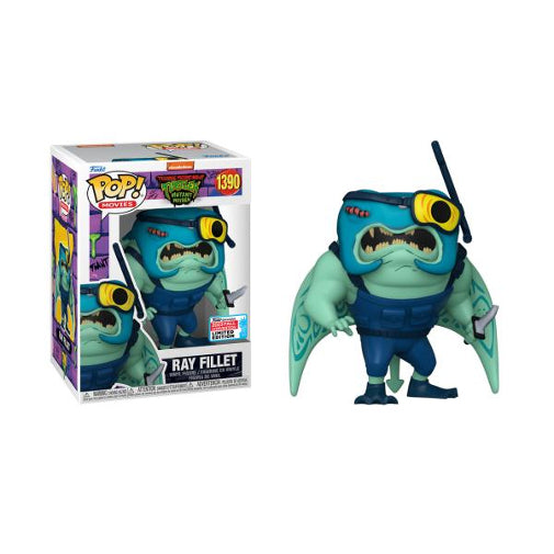 Funko POP Movies TMNT Ninja Turtles Ray Fillet NYCC 2023 Exclusive Vinyl Figure