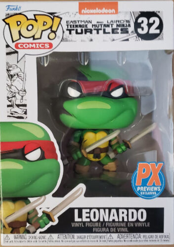 Funko Pop TMNT Ninja Turtles Leonardo PX Vinyl Action Figure Brand New