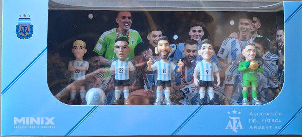 Minix Sports Soccer FIFA World Cup 2026 Team Argentina 5 Pack 7CM Vinyl Figures New