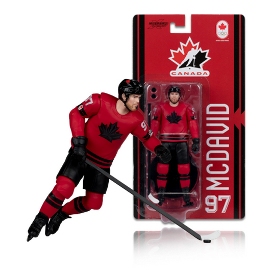 McFarlane Toys Canada Hockey Oilers Connor McDavid 6 Inch Articulated Figure New