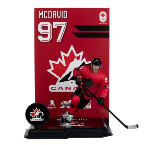 McFarlane Team Canada Hockey Edmonton Oilers Connor McDavid Figure New