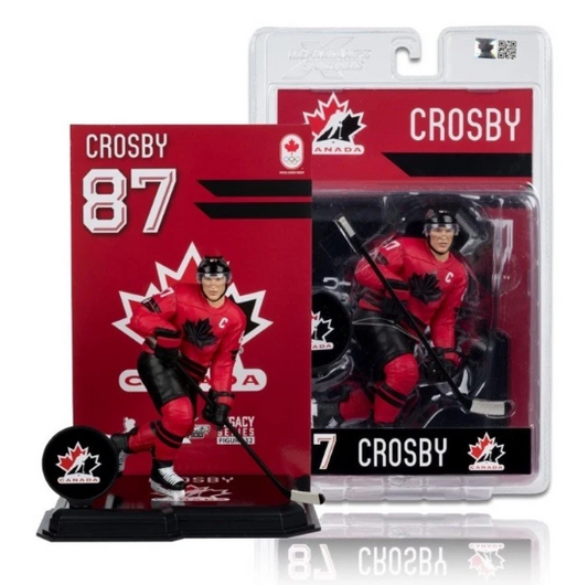 McFarlane Toys Team Canada Hockey Pittsburgh Penguins Sidney Crosby Figure New