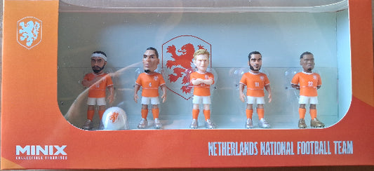 Minix Sports Soccer FIFA World Cup 2026 Team Netherlands 5 Pack 7CM Vinyl Figures New