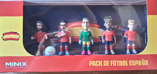 Minix Sports Soccer FIFA World Cup 2026 Team Spain 5 Pack 7CM Vinyl Figures New