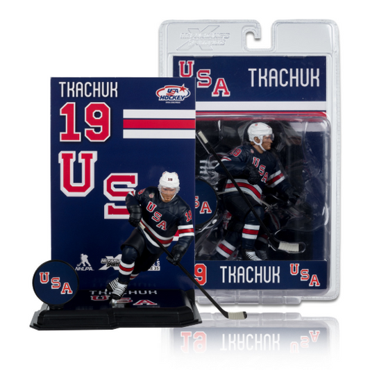 McFarlane Toys Team USA Hockey Florida Panthers Matthew Tkachuk Figure New
