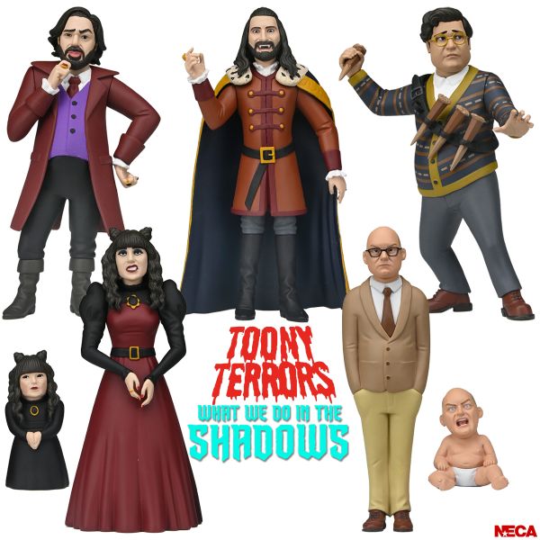 NECA Toony Terrors What We Do In Shadows Set Of 5 Action Figures New