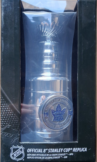 NHL Hockey 1962 Toronto Maple Leafs TML 8" Replica Stanley Cup Brand New