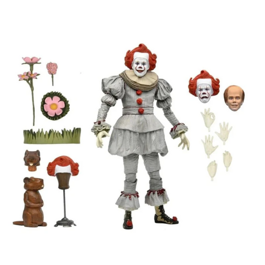 NECA Welcome To Derry Ultimate Bob Gray As Pennywise Action Figure New