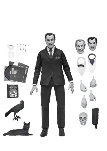 NECA Vincent Price Black & White 7 Inch Ultimate Action Figure New