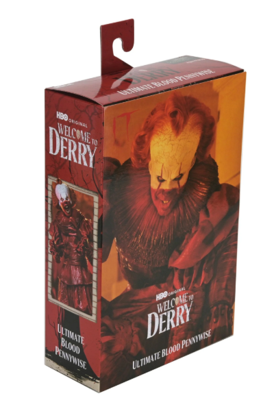 NECA Horror Welcome To Derry Ultimate Bloodied Pennywise Action Figure New