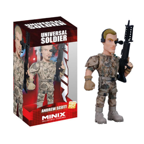 MINIX Movies War Universal Soldier Andrew Scott Vinyl Figure New